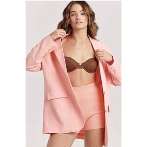CHARLIE HOLIDAY ADDISON BLAZER - PINK PUNCH